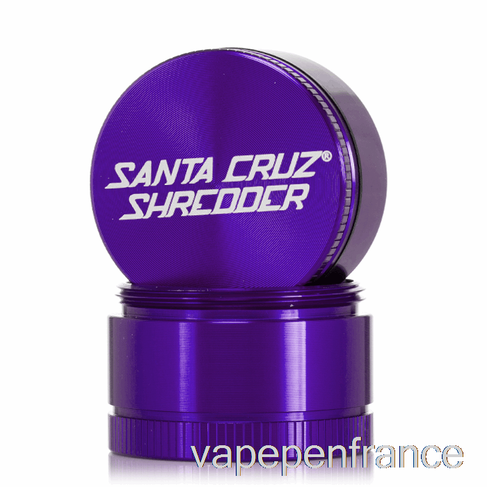 Santa Cruz Shredder 1,6 Pouces Petit Broyeur 3 Pièces Violet (40 Mm) Stylo Vape